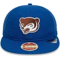 chicago-cubs-mlb-9fifty-retro-crown-heritage-verstellbare-blaue-flachkappe-von-new-era