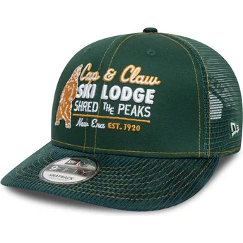 Καπέλο καμπύλης πράσινο snapback 9FIFTY Cord της New Era