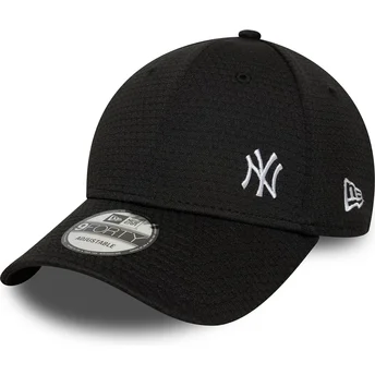 New Era Извита Периферия 9FORTY Flawless Mesh New York Yankees MLB Черна Snapback Шапка