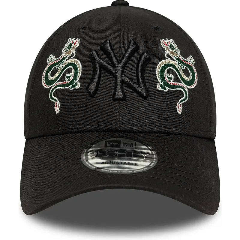 shapka-izvita-cherna-reguliruem-9forty-icon-na-new-york-yankees-mlb-ot-new-era