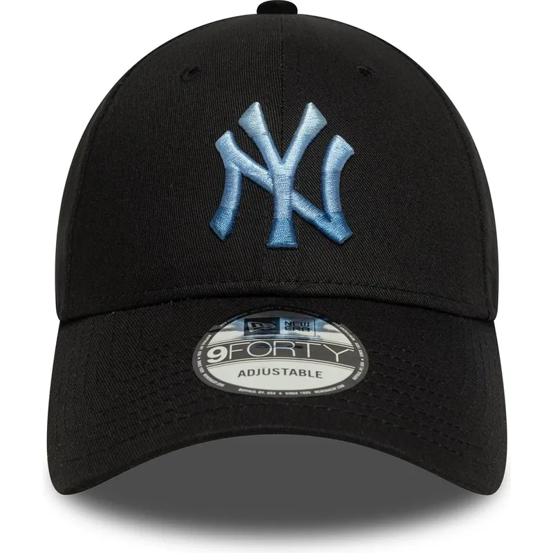 shapka-izvita-cherna-reguliruem-9forty-ombre-infill-na-new-york-yankees-mlb-ot-new-era