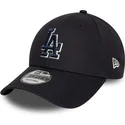 shapka-izvita-tmnosin-reguliruem-9forty-team-outline-na-los-angeles-dodgers-mlb-ot-new-era