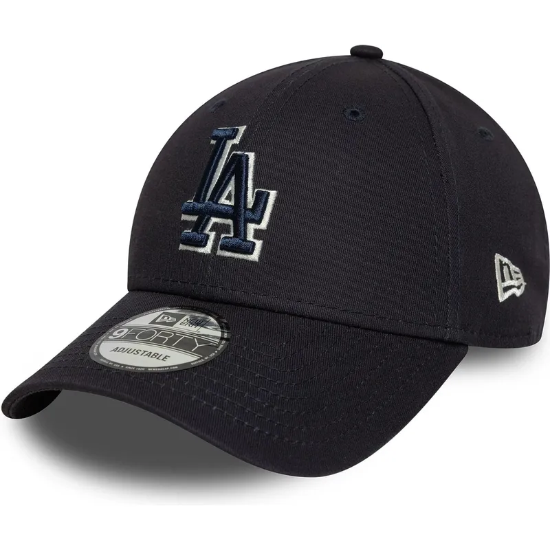 shapka-izvita-tmnosin-reguliruem-9forty-team-outline-na-los-angeles-dodgers-mlb-ot-new-era