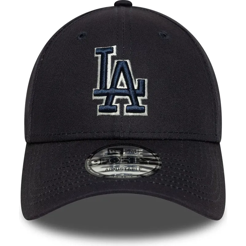 shapka-izvita-tmnosin-reguliruem-9forty-team-outline-na-los-angeles-dodgers-mlb-ot-new-era