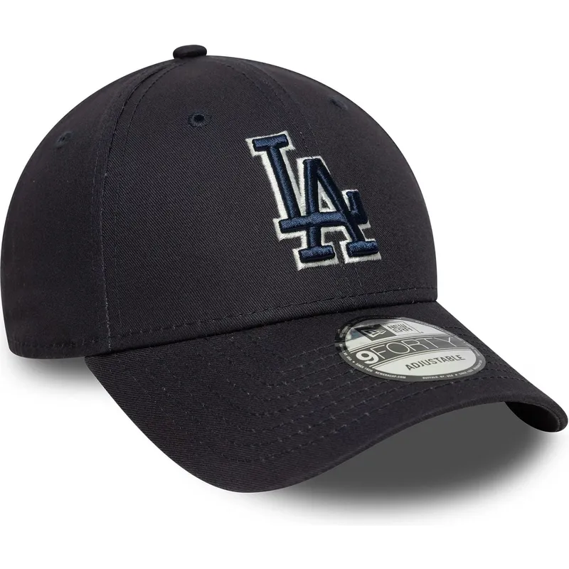 shapka-izvita-tmnosin-reguliruem-9forty-team-outline-na-los-angeles-dodgers-mlb-ot-new-era