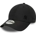 shapka-izvita-cherna-reguliruem-9forty-tonal-flawless-na-new-york-yankees-mlb-ot-new-era