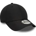 schwarze-verstellbare-curved-cap-mit-schwarzem-logo-9forty-tonal-flawless-der-new-york-yankees-mlb-von-new-era