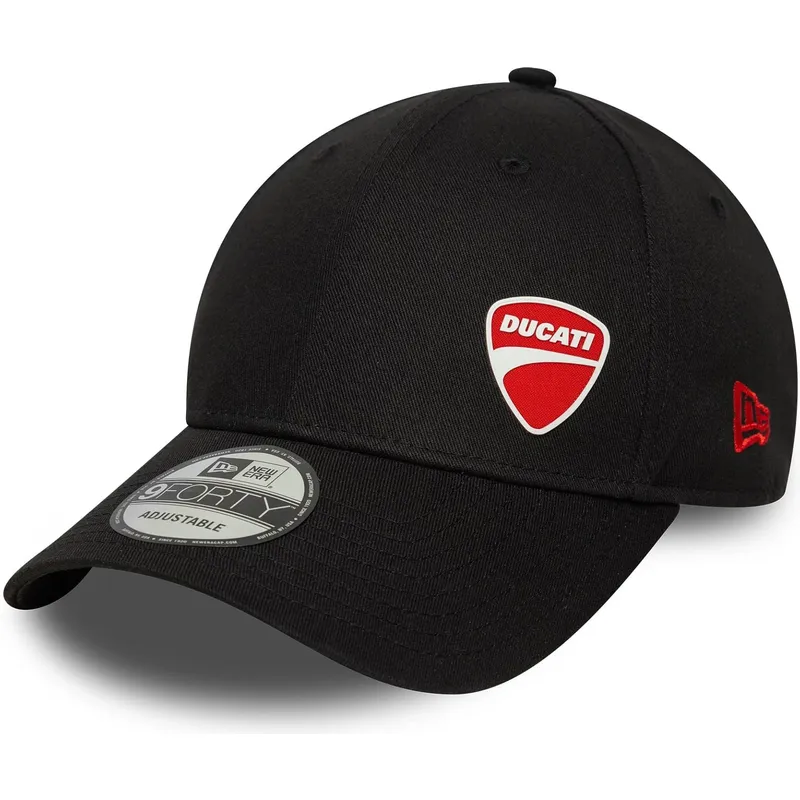 sort-justerbar-kurvet-kasket-9forty-flawless-fra-ducati-motor-motogp-fra-new-era