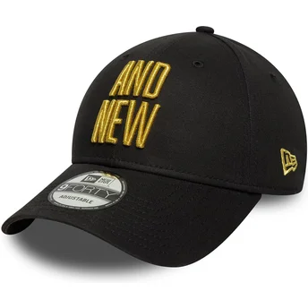 9FORTY Metallic Champ verstellbare schwarze Kappe UFC Ultimate Fighting Championship And New von New Era