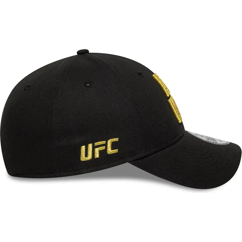 sort-justerbar-9forty-metallic-champ-buet-kasket-fra-ufc-ultimate-fighting-championship-and-new-fra-new-era