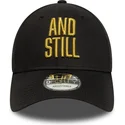 verstellbare-schwarze-curved-cap-9forty-metallic-champ-der-ufc-ultimate-fighting-championship-and-still-von-new-era