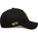 verstellbare-schwarze-curved-cap-9forty-metallic-champ-der-ufc-ultimate-fighting-championship-and-still-von-new-era