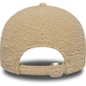 verstellbare-beige-kappe-mit-gebogenem-schirm-und-braunem-logo-9forty-borg-der-los-angeles-dodgers-mlb-von-new-era
