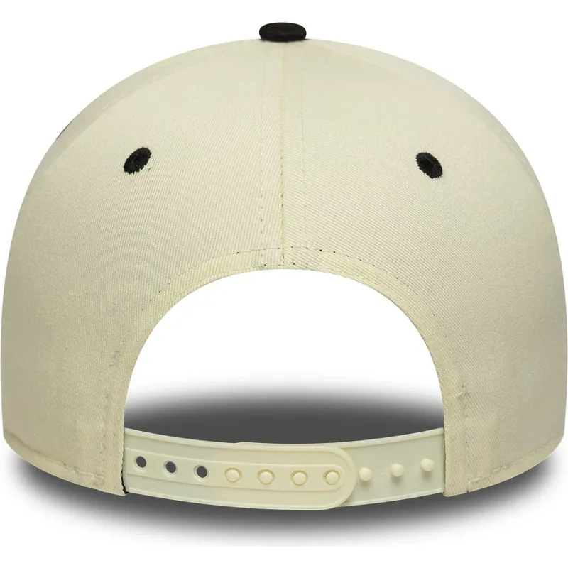 shapka-izvita-bezhov-snapbek-a-frame-paisley-na-chicago-white-sox-mlb-ot-new-era