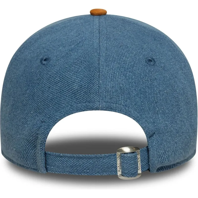 los-angeles-lakers-nba-new-era-9twenty-denim-midi-justerbar-bla-og-brun-buet-kasket