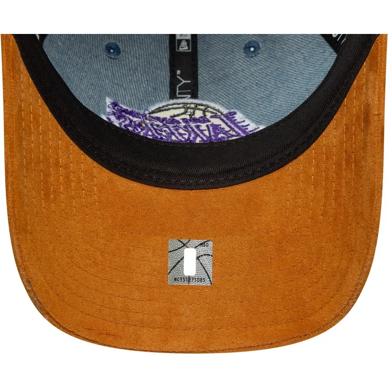 shapka-izvita-mnogocveten-reguliruem-9twenty-denim-midi-na-los-angeles-lakers-nba-ot-new-era
