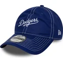 los-angeles-dodgers-mlb-new-era-9twenty-contrast-stitch-justerbar-buet-bla-kasket