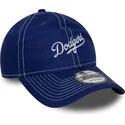 los-angeles-dodgers-mlb-new-era-9twenty-kontrastnaht-verstellbare-blaue-kappe