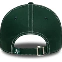 new-era-izvita-kozirka-9twenty-contrast-stitch-oakland-athletics-mlb-zelena-reguliruema-shapka