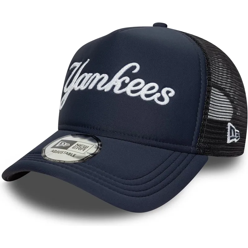 shapka-izvita-traker-tmnosin-snapbek-a-frame-script-na-new-york-yankees-mlb-ot-new-era
