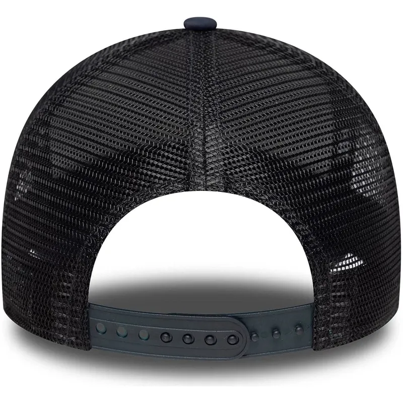 trucker-cap-marineblau-a-frame-script-von-new-york-yankees-mlb-von-new-era