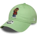 verstellbare-hellgrune-damen-cap-9twenty-bear-von-ac-milan-serie-a-von-new-era