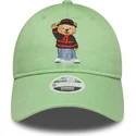 verstellbare-hellgrune-damen-cap-9twenty-bear-von-ac-milan-serie-a-von-new-era
