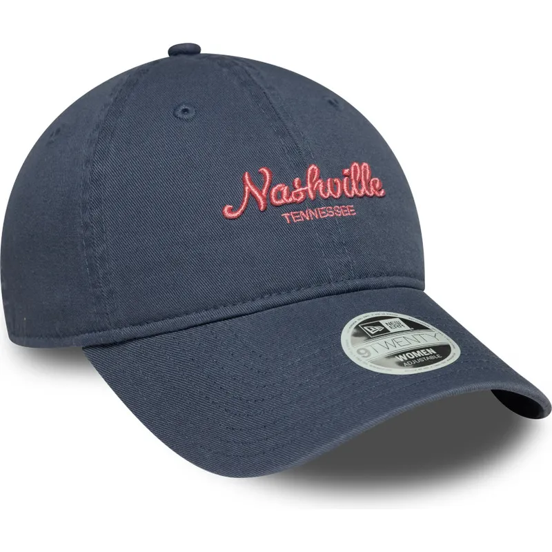 new-era-nashville-city-9twenty-justerbar-bla-buet-kasket-til-kvinder