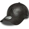 shapka-izvita-cherna-reguliruem-9twenty-tonal-na-new-york-yankees-mlb-ot-new-era