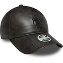 shapka-izvita-cherna-reguliruem-9twenty-tonal-na-new-york-yankees-mlb-ot-new-era