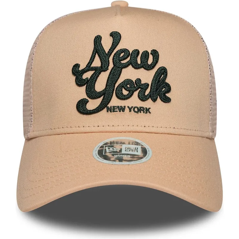 shapka-izvita-traker-roza-snapbek-a-frame-city-na-new-york-ot-new-era