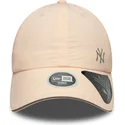 new-era-shapka-s-izvita-kozirka-za-zheni-s-otvoren-grb-flawless-new-york-yankees-mlb-rozova-reguliruema