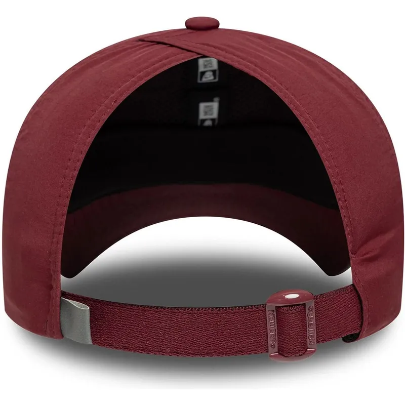 new-era-new-york-yankees-mlb-open-back-flawless-justerbar-bordeaux-kvindekasket-med-buet-skygge