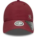 new-york-yankees-mlb-new-era-bordeaux-justerbar-kvindekasket-med-aben-ryg-flawless
