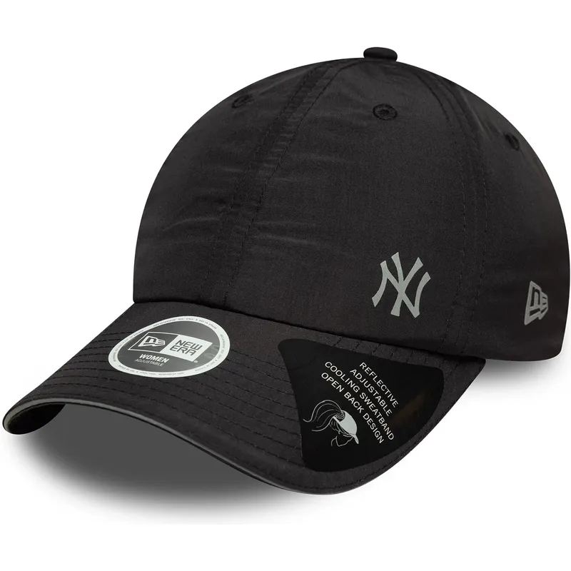 shapka-izvita-cherna-reguliruem-open-back-flawless-na-new-york-yankees-mlb-ot-new-era