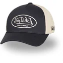 sort-og-beige-justerbar-trucker-kasket-lof-b31-fra-von-dutch