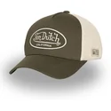 gron-og-beige-justerbar-trucker-kasket-lof-b32-fra-von-dutch