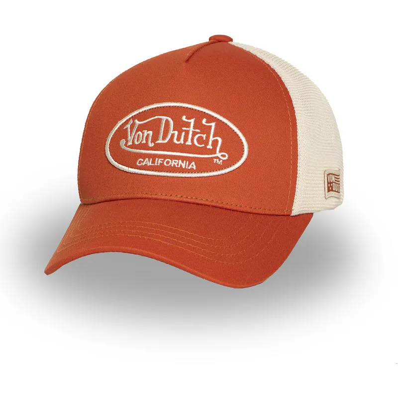 von-dutch-justerbar-orange-og-beige-truckerkasket-lof-b33