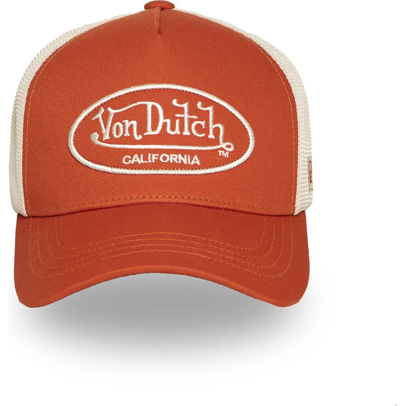 von-dutch-justerbar-orange-og-beige-truckerkasket-lof-b33