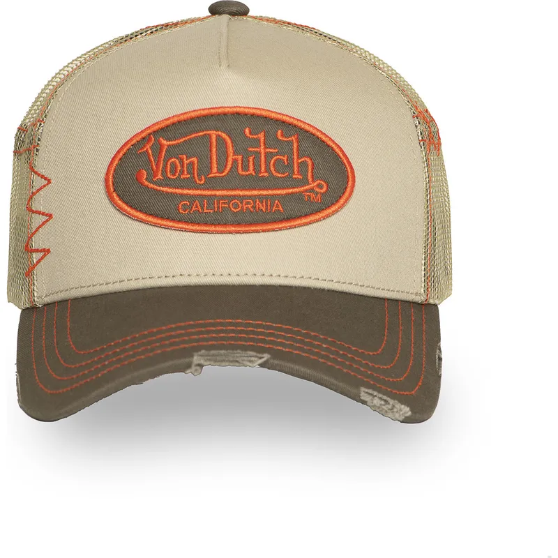 shapka-izvita-traker-bezhov-snapbek-used-06-ot-von-dutch