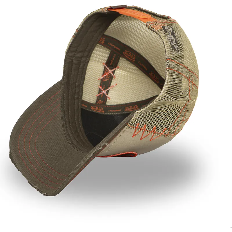shapka-izvita-traker-bezhov-snapbek-used-06-ot-von-dutch