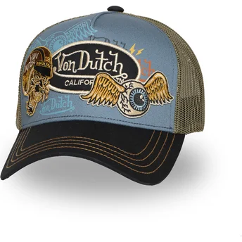 Шапка извита тракер многоцветен снапбек PATCHES10 от Von Dutch