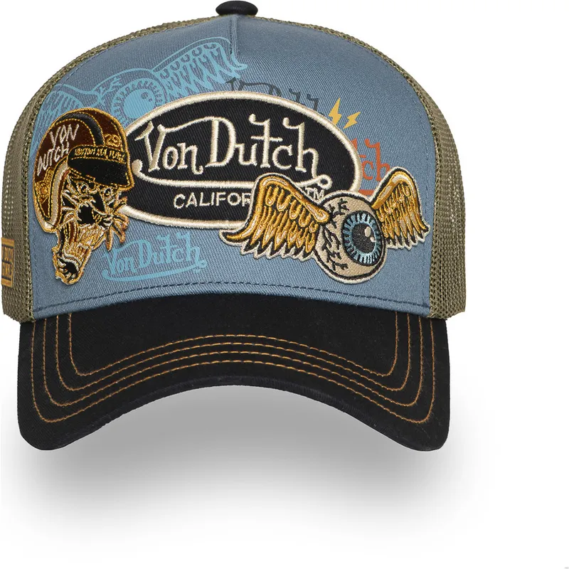 shapka-izvita-traker-mnogocveten-snapbek-patches10-ot-von-dutch shapka-izvita-traker-mnogocveten-snapbek-patches10-ot-von-dutch