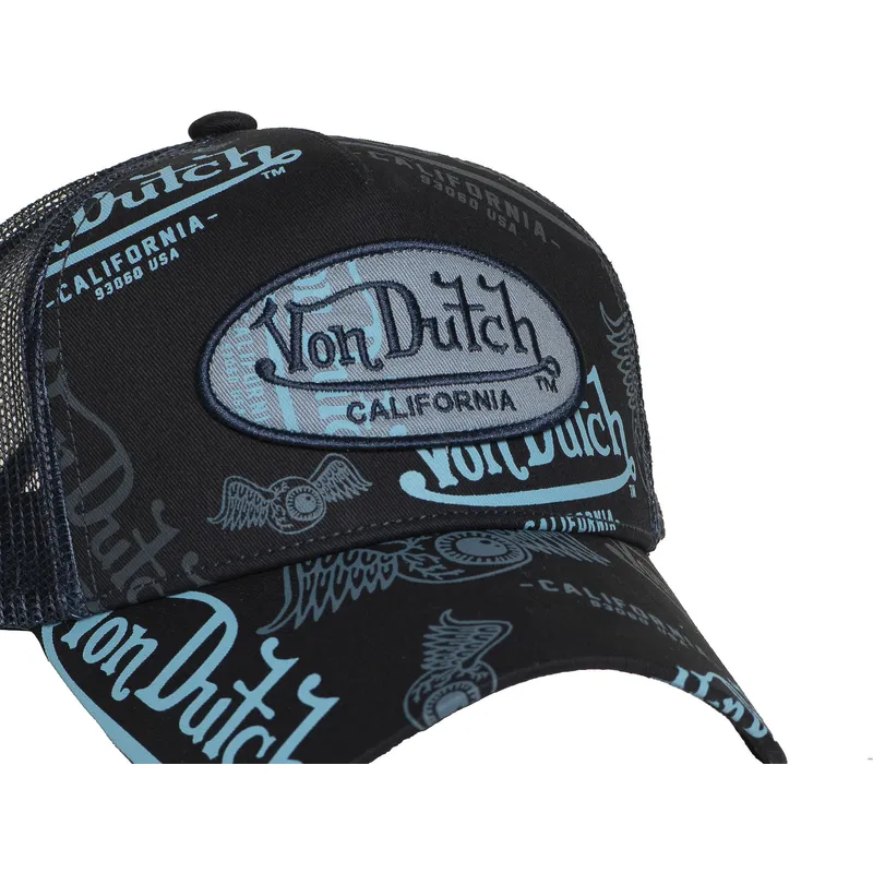 shapka-izvita-traker-cherna-snapbek-cafe06-ot-von-dutch