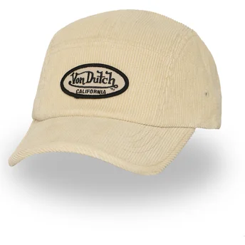 Шапка извита бежов регулируем VEL01 от Von Dutch