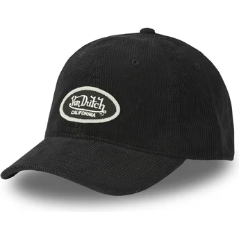 Шапка извита черна регулируема от Von Dutch