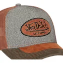 gorra-trucker-gris-y-marron-shield01-de-von-dutch