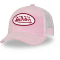 rosa-weisse-trucker-kappe-kylie-p-von-von-dutch
