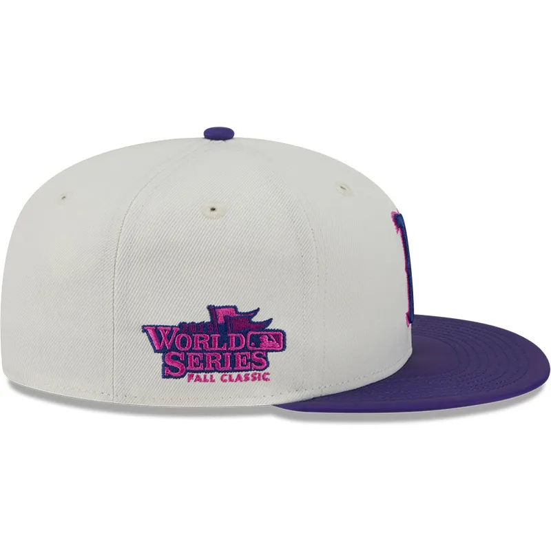 beige-og-violet-justeret-59fifty-clr-dvlp-flad-kasket-fra-boston-red-sox-mlb-fra-new-era