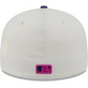 beige-und-violette-anliegende-flat-cap-59fifty-clr-dvlp-der-detroit-tigers-mlb-von-new-era